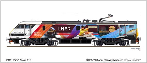 Card No.291: 91105 National Railway Museum 50 Years